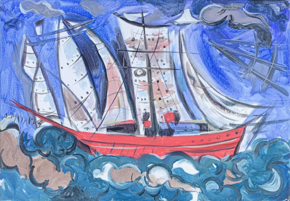 dimitris mytaras boat at sea · Cypria Auctions · 2025-12-10 Dimitrios Mytaras comparable auction result: dimitris mytaras boat at sea