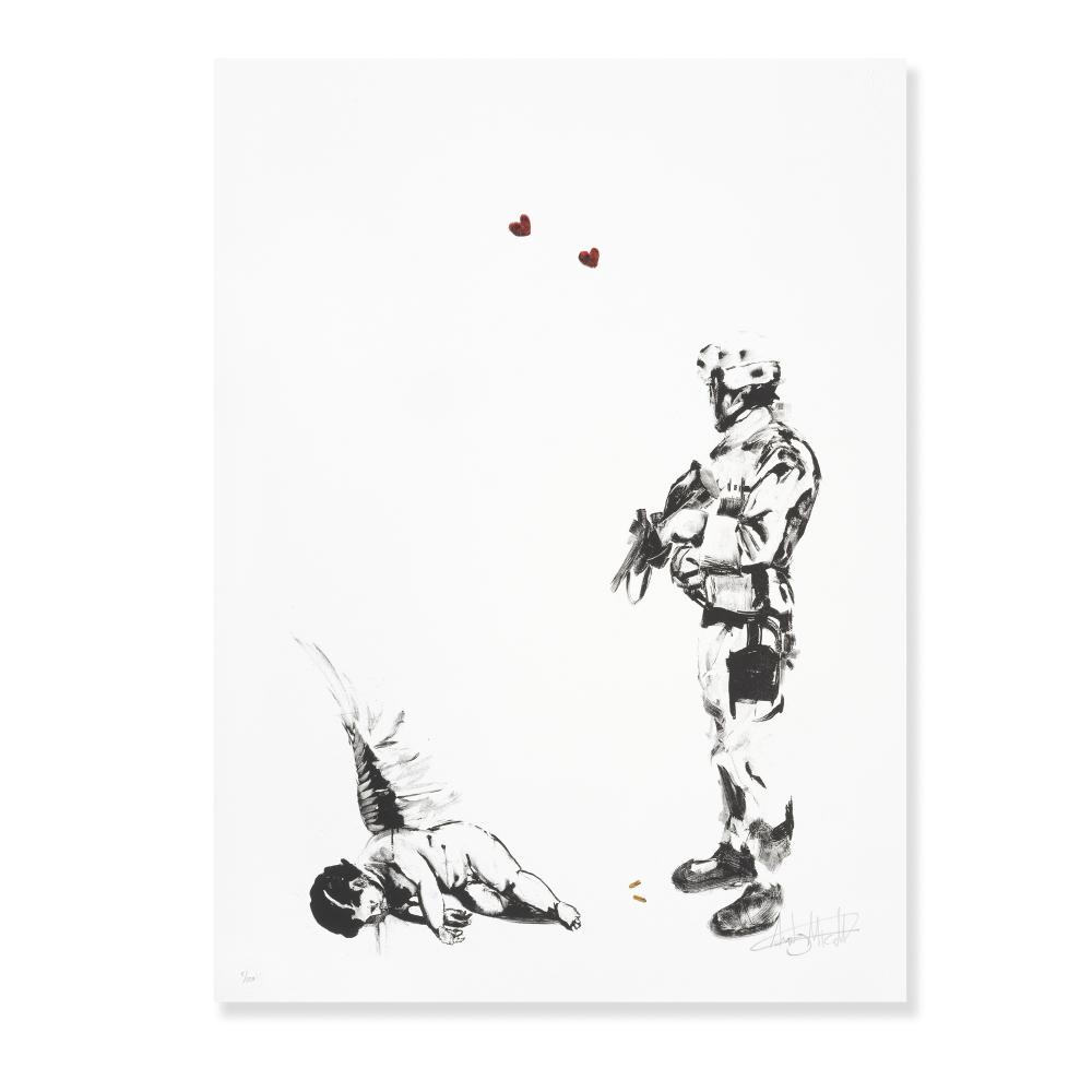 Antony Micallef comparable auction result: antony micallef british 1975 friendly fire 2006