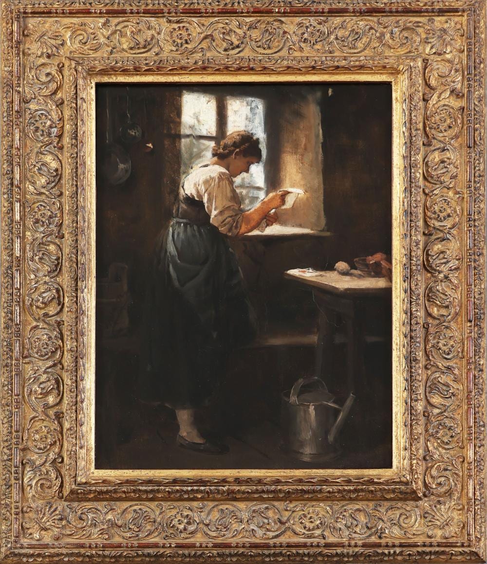 Franz von Defregger comparable auction result: franz von defregger 1835 stronach 1921 m nchen