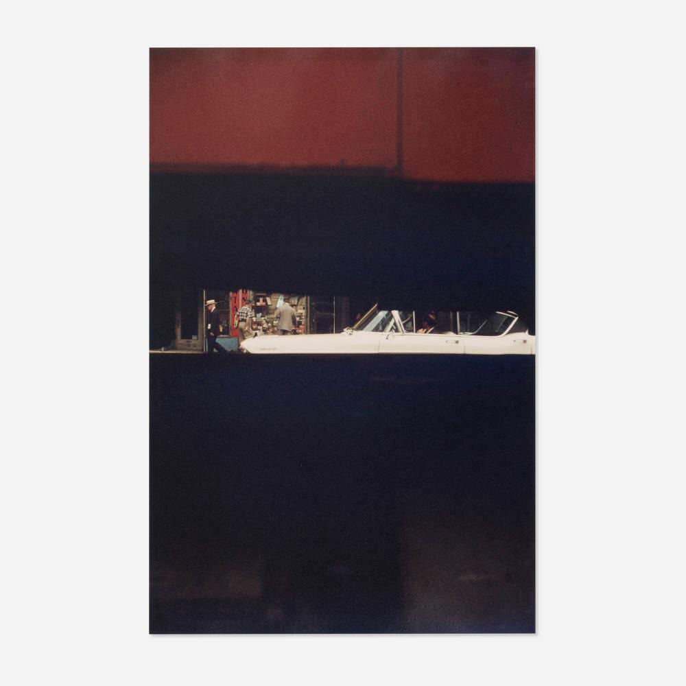Saul Leiter comparable auction result: saul leiter through boards