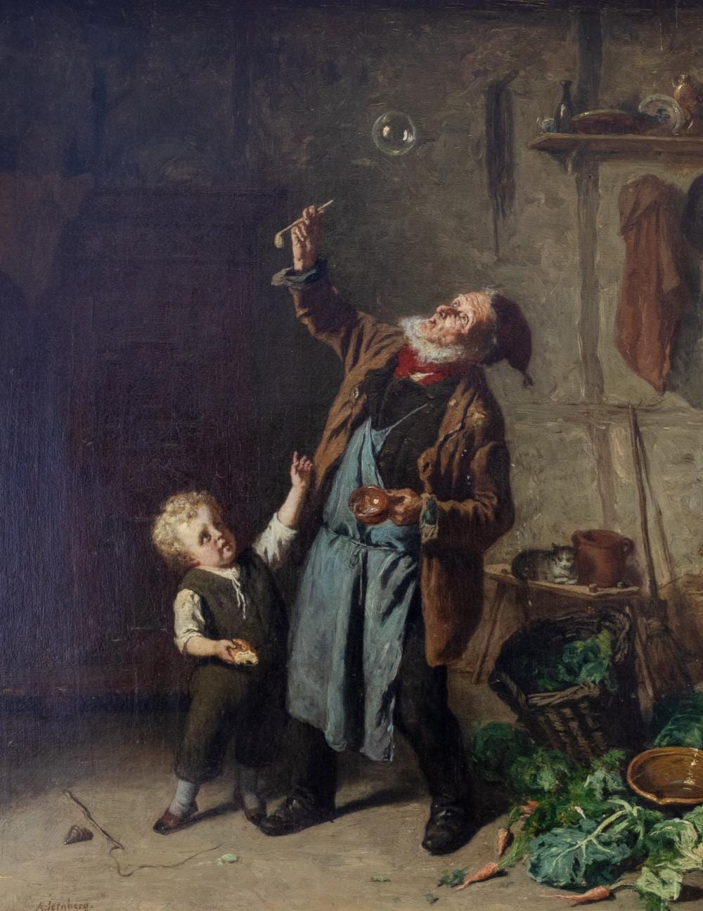 August Jernberg comparable auction result: august jernberg 1826 g vle 1896 d sseldorf