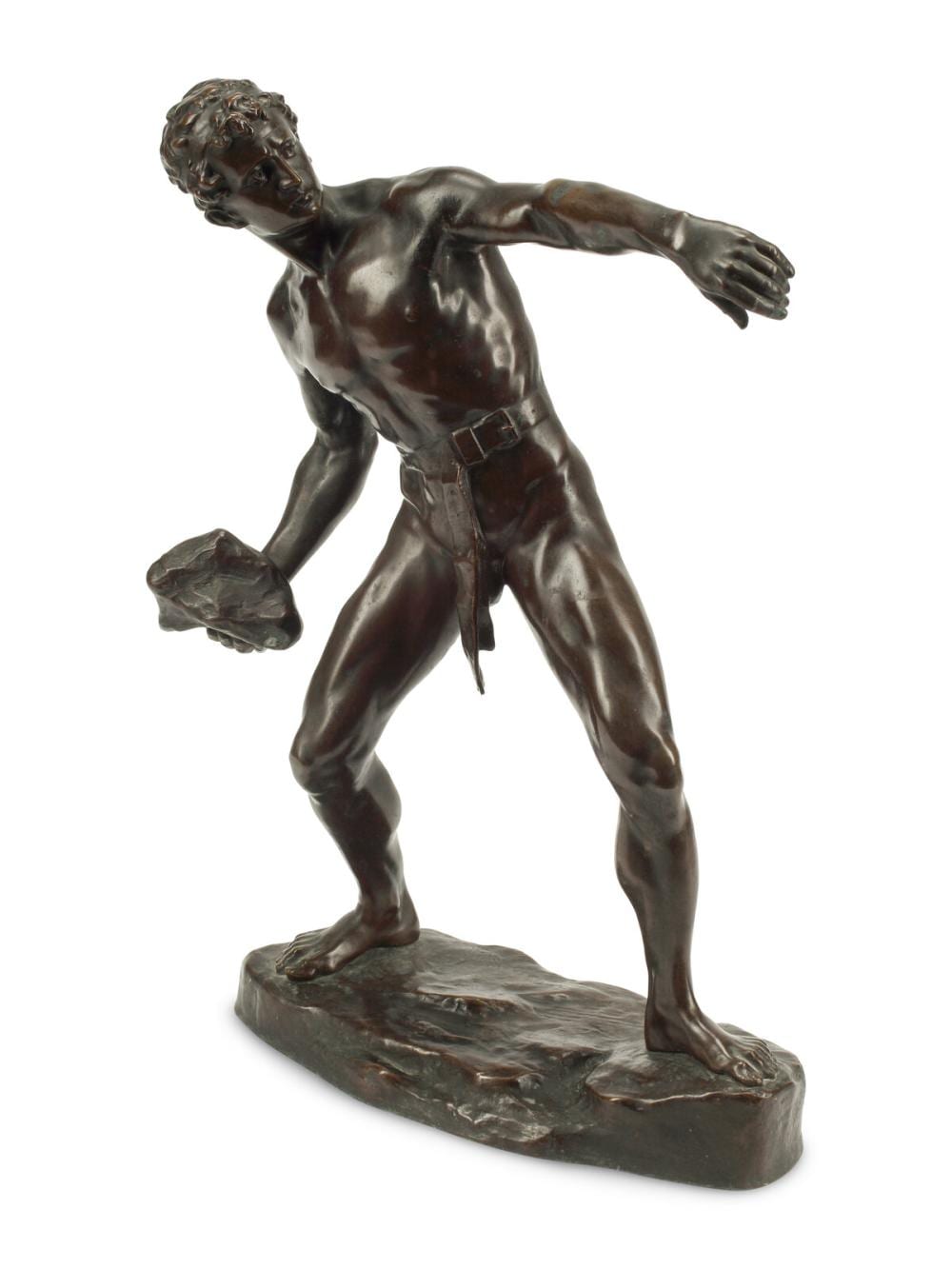 FERDINAND LUGERTH comparable auction result: ferdinand lugerth austrian 1885 1915 stone thrower