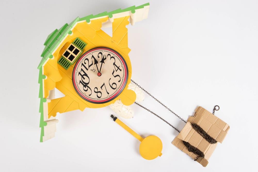 Robert Venturi comparable auction result: robert venturi for alessi designer cuckoo clock