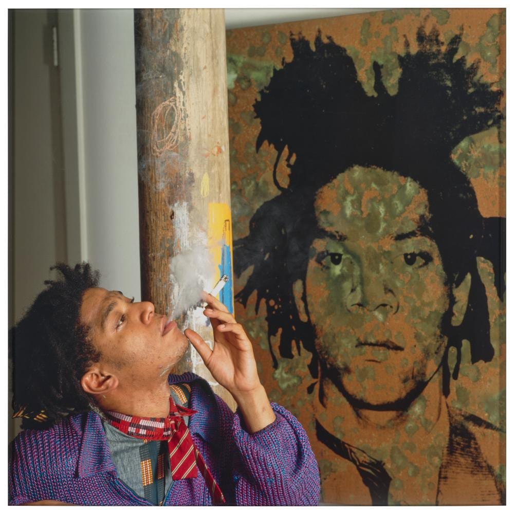 Tseng Kwong Chi comparable auction result: tseng kwong chi 1950 1990 jean michel basquiat with oxidized portrait by