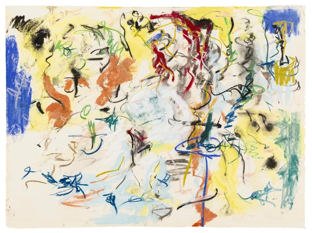 Jack Whitten comparable auction result: jack whitten 1939 2018 untitled pastel and ink on paper15 x 21 in 3