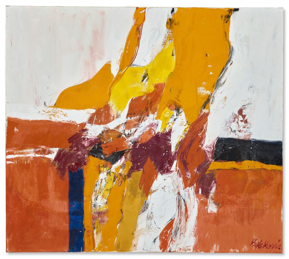 Kyle Morris comparable auction result: kyle morris 1918 1979 ascent oil on canvas48 x 54 in 121 9 x 137 2 cm