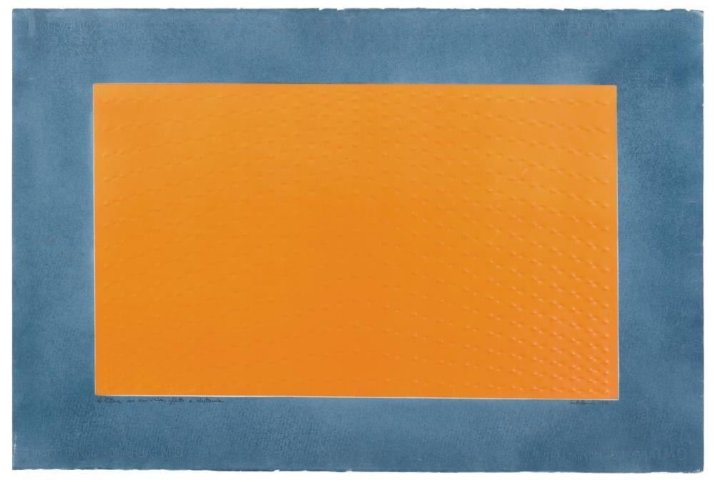 Enrico Castellani comparable auction result: enrico castellani 1930 2017 a ettore con amicizia affetto e sintonia a