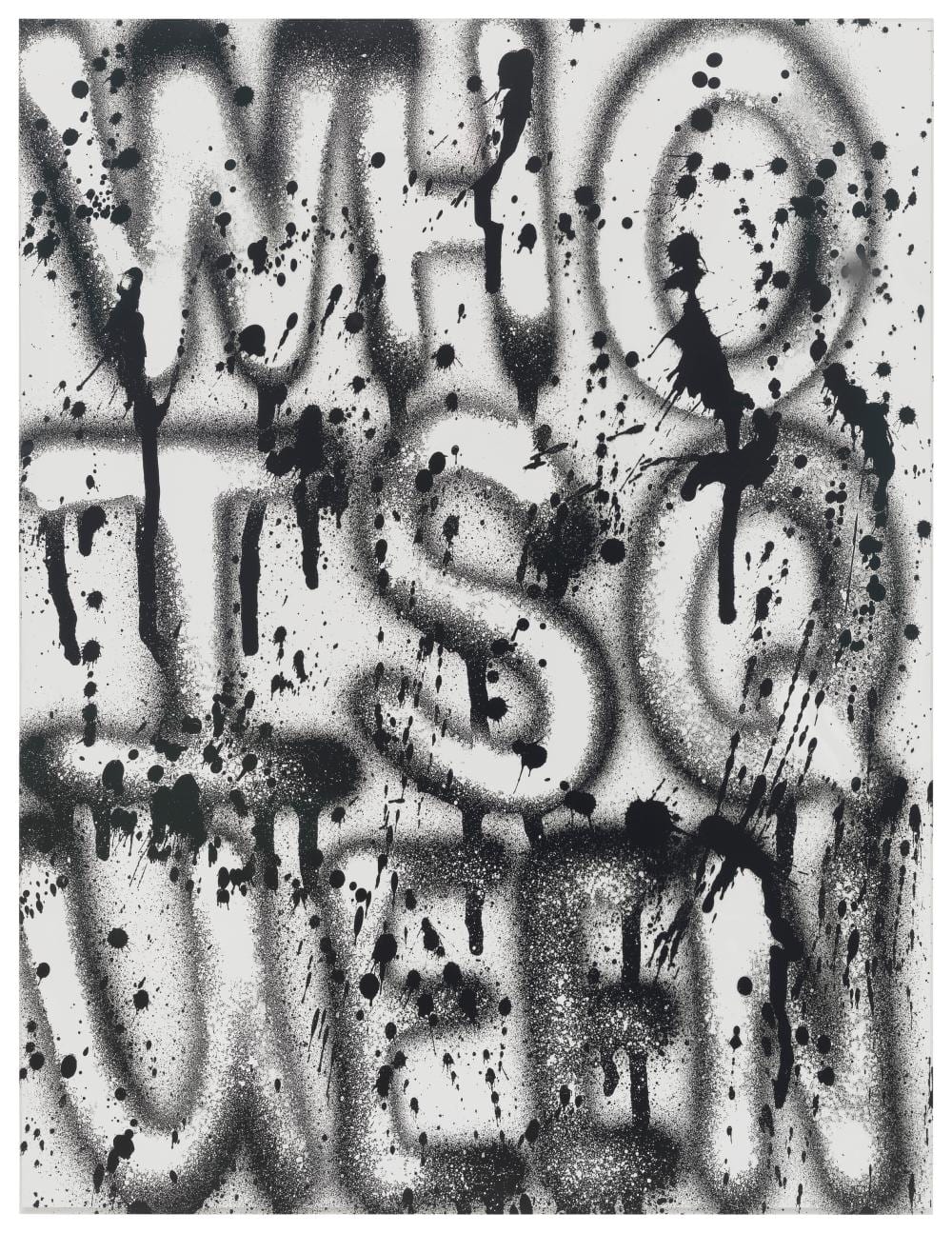 Adam Pendleton comparable auction result: adam pendleton b 1984 untitled who is queen silkscreen on mylar64