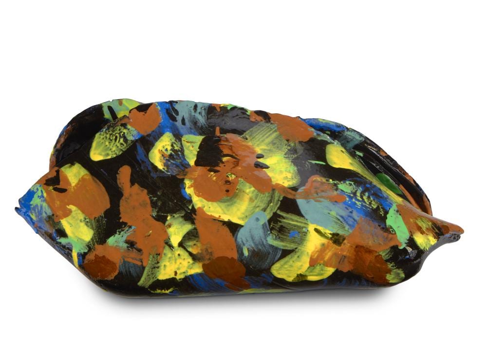 Hannah Wilke comparable auction result: hannah wilke 1940 1993 untitled glazed ceramic7 x 14 x 7 in 17 8 x 35