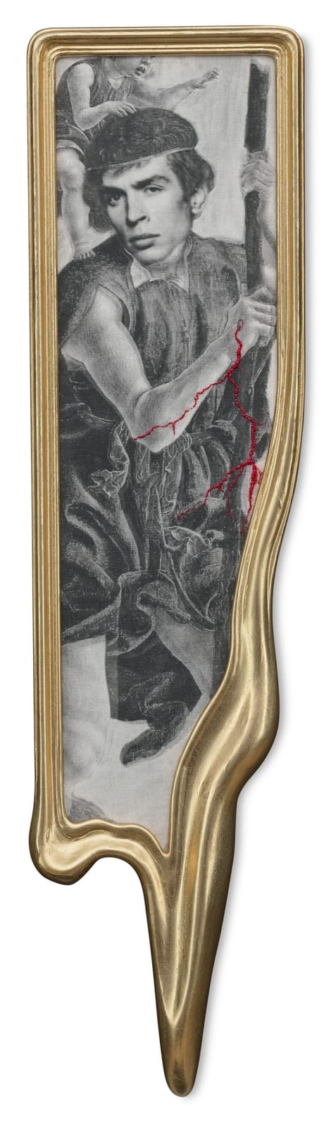 Francesco Vezzoli comparable auction result: francesco vezzoli b 1971 crying portrait of rudolf nureyev as saint cri