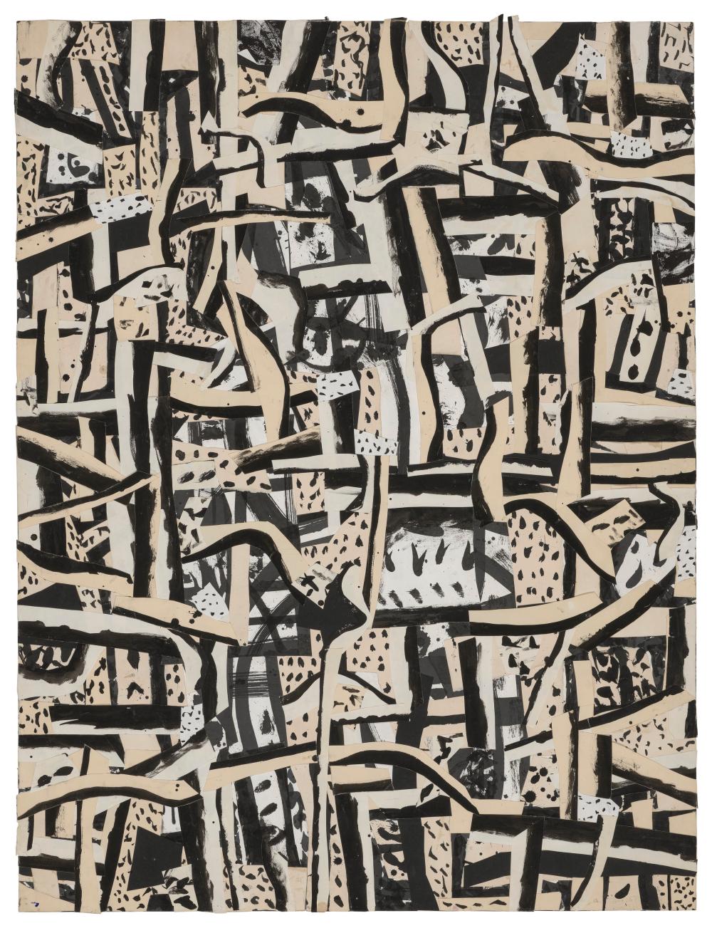 Joseph Glasco comparable auction result: joseph glasco 1925 1996 untitled acrylic and paper collage on paper50 x