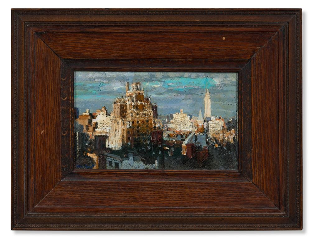 Mark Innerst comparable auction result: mark innerst b 1957 like castles in germany acrylic on canvas in arti
