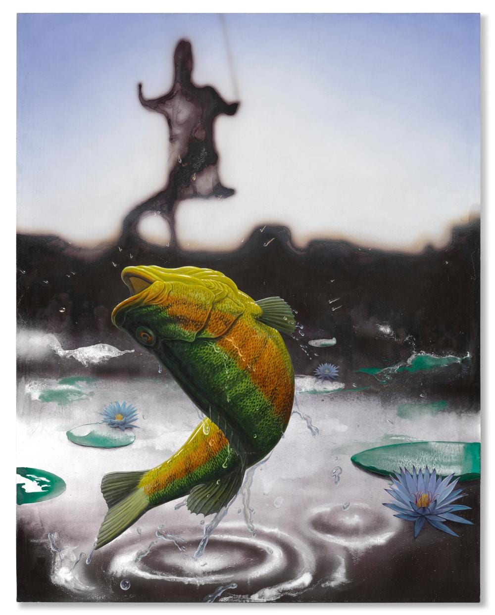 alexis rockman b 1962 the bass oil and acrylic on wood panel56 x 44 in · Christie's · 2025-12-16 Alexis Rockman comparable auction result: alexis rockman b 1962 the bass oil and acrylic on wood panel56 x 44 in