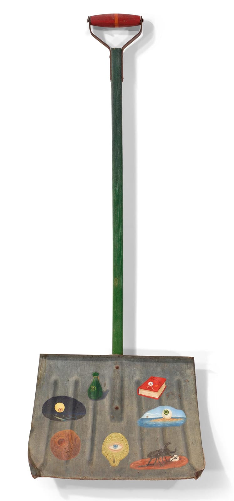 Steve Galloway comparable auction result: steve galloway b 1952 shovel eye oil on found shovel45 x 17 x 2 in