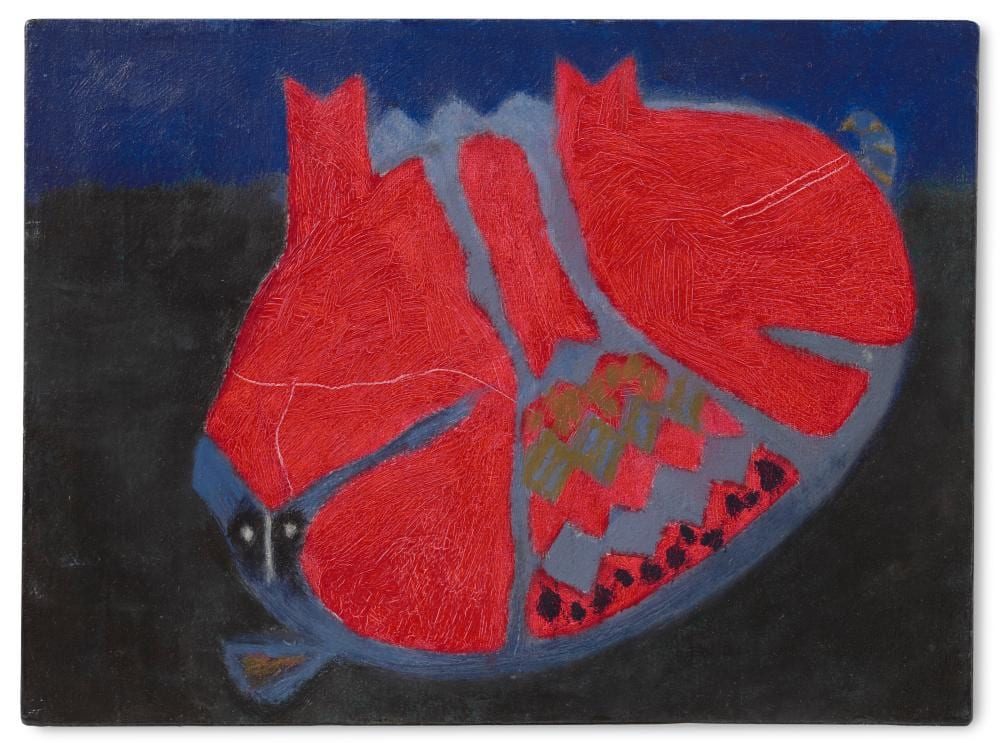 Rodolfo Nieto comparable auction result: rodolfo nieto 1936 1985 untitled oil on canvas11 x 15 7 8 in 29 8 x