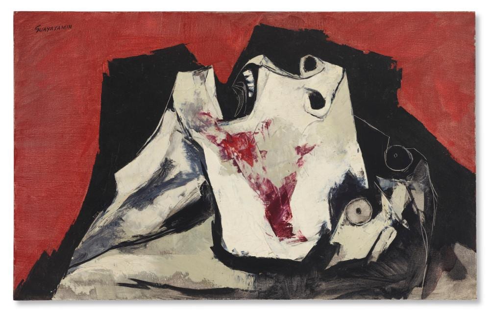 Oswaldo Guayasamín comparable auction result: oswaldo guayasam n 1919 1999 cabeza de la monta a from the series la ed