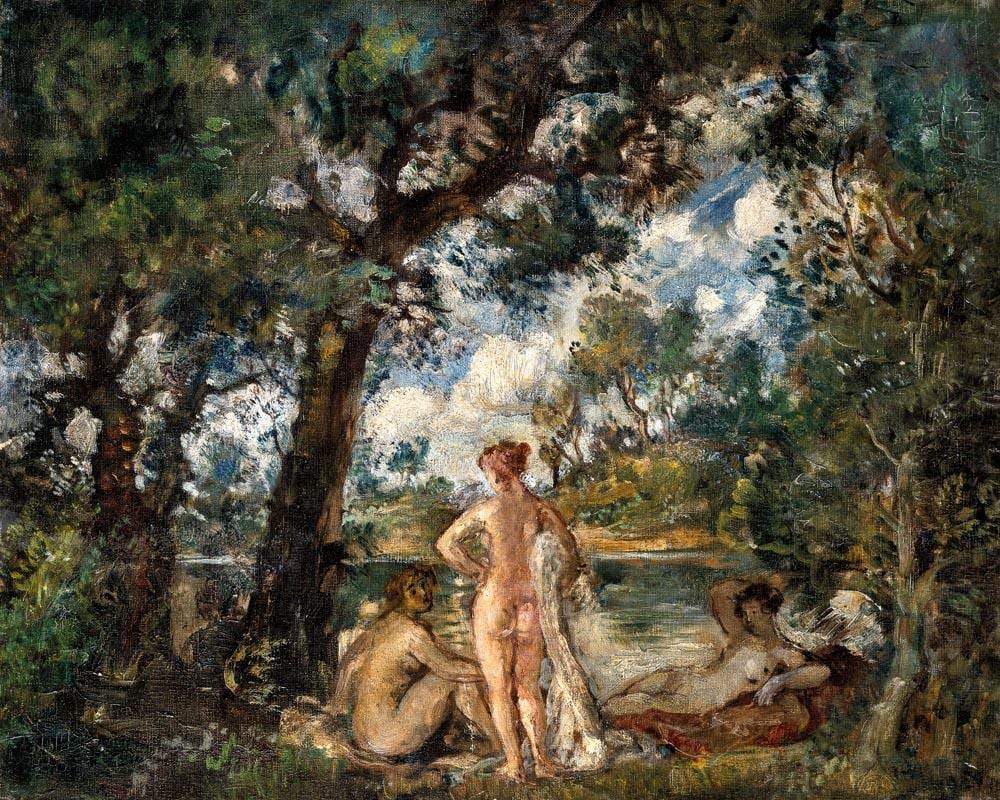 Adrienne Henczné Deák comparable auction result: adrienne henczn de k budapest 1890 budapest 1956 bathers 1929