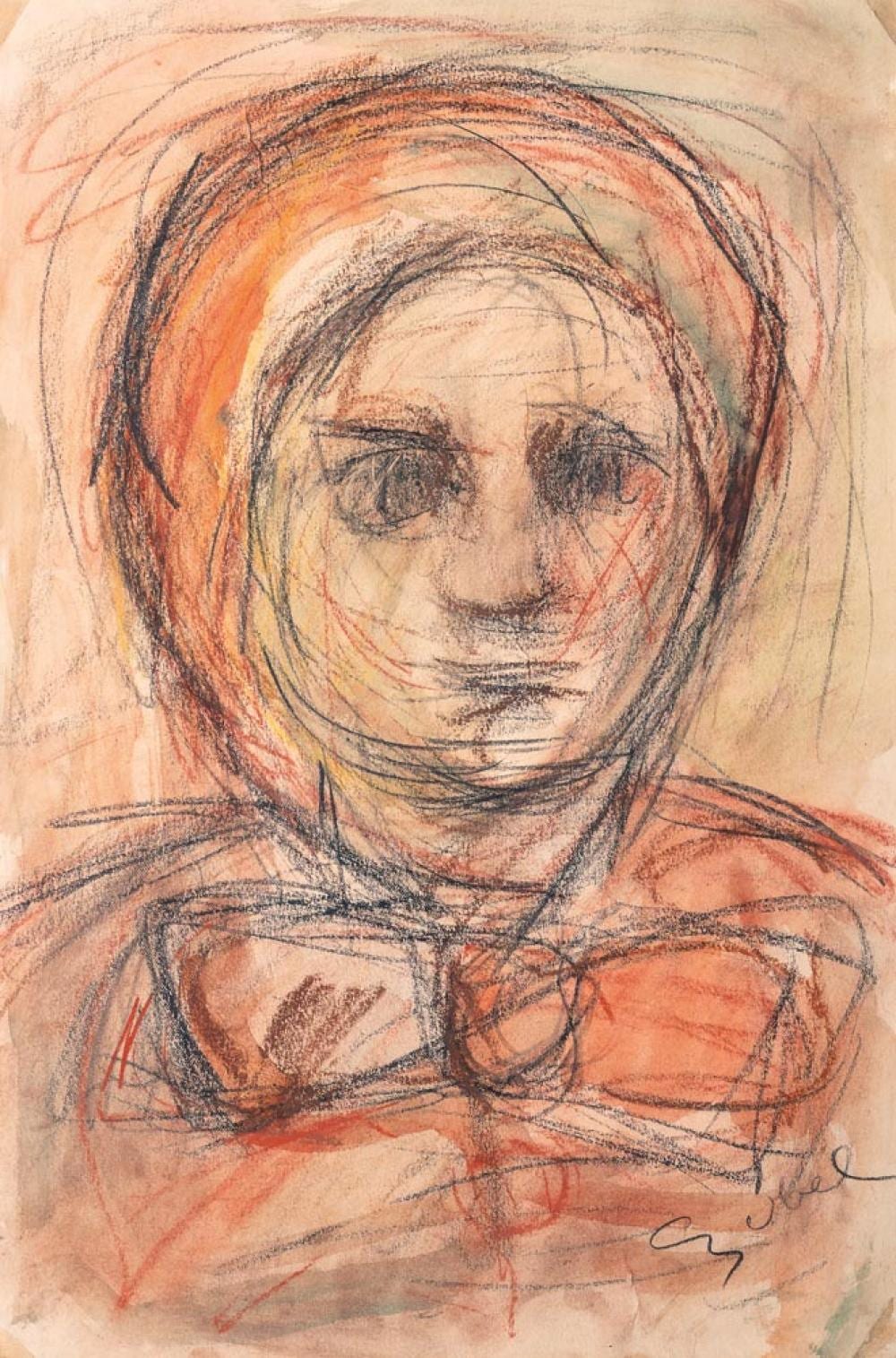 Béla Czóbel comparable auction result: b la cz bel budapest 1883 budapest 1976 girl portrait