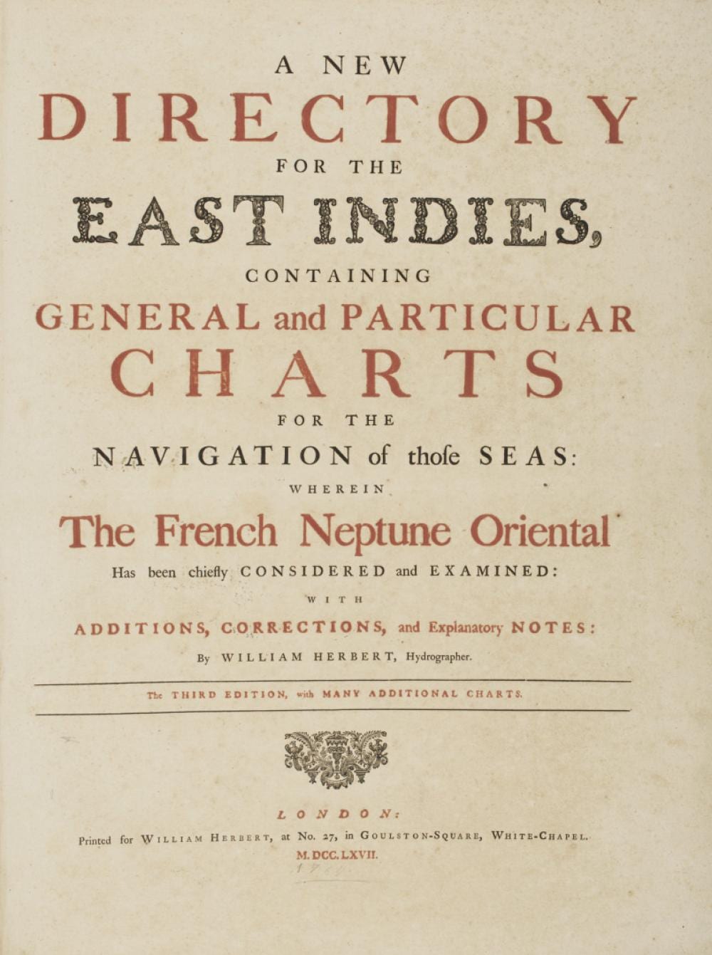 Gladys Wilkins Murphy comparable auction result: herbert william a new directory for the east indies