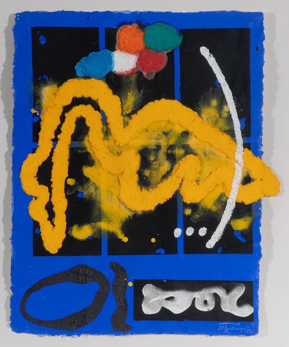 Joan Pere Viladecans comparable auction result: joan pere viladecans barcelona 1948 untitled 1991 mixed media on paper signed and dated