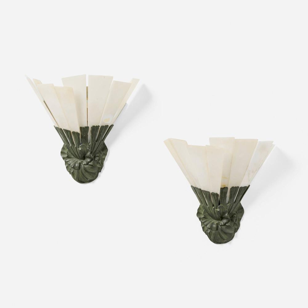 Albert Cheuret comparable auction result: albert cheuret sconces pair