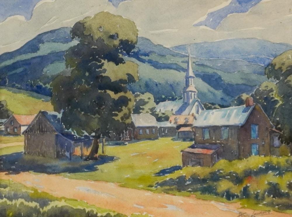 Henri Cornelis Gerard Marie Verstijnen comparable auction result: henri henry l laussucq american french 1882 1975 church landscape watercolor on paper signed l r frame 22 3 4 x 27 1 4 in 57 8 x 69 2 cm
