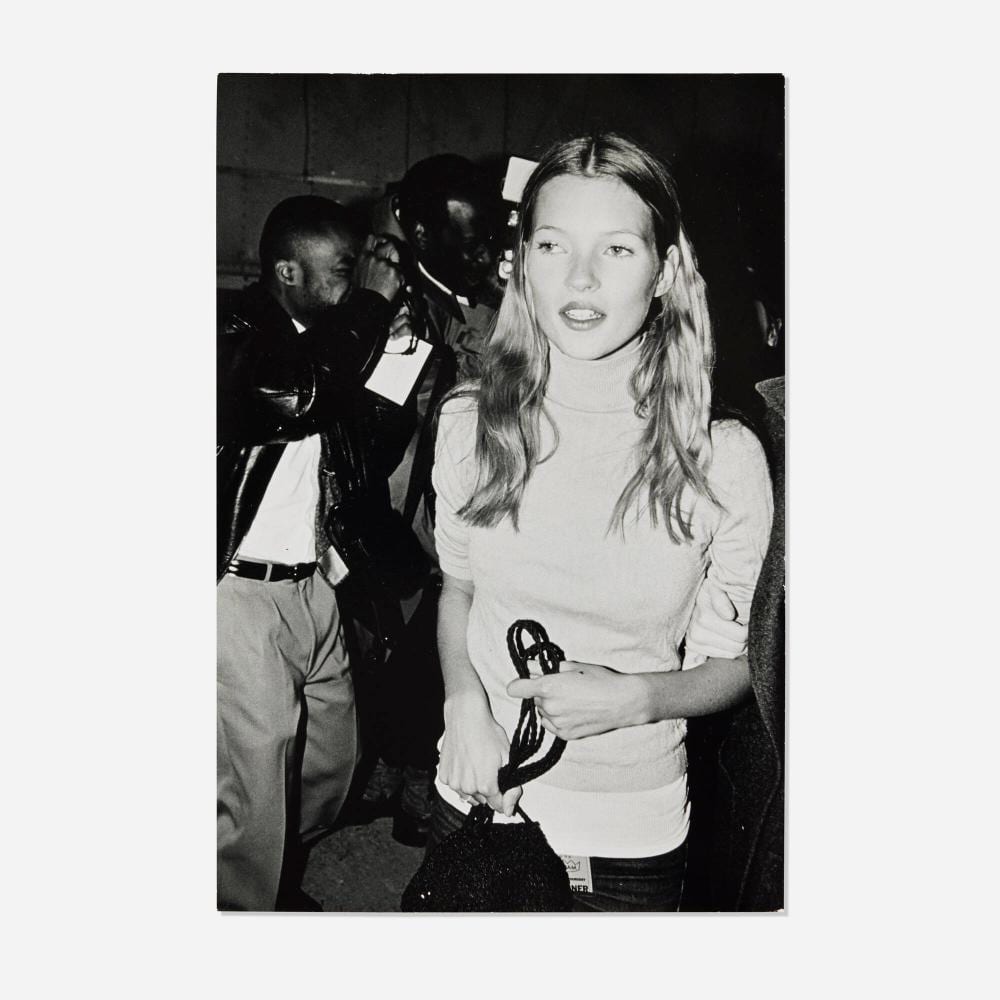 Ron Galella comparable auction result: ron galella kate moss