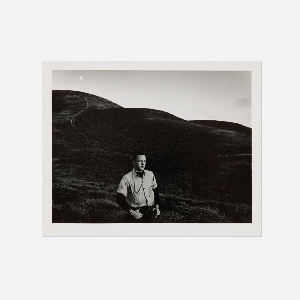 Minor White comparable auction result: minor white man and moon matchstick cove