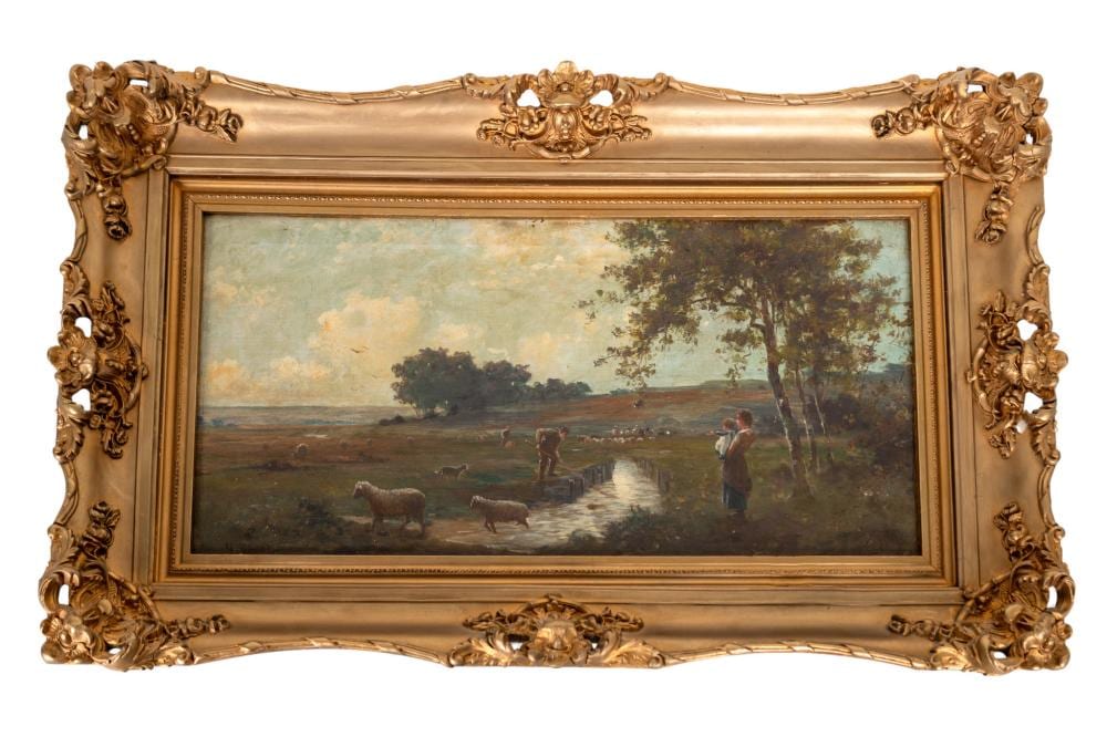 Henry (1832) Martin comparable auction result: henry martin uk 19th c oil painting