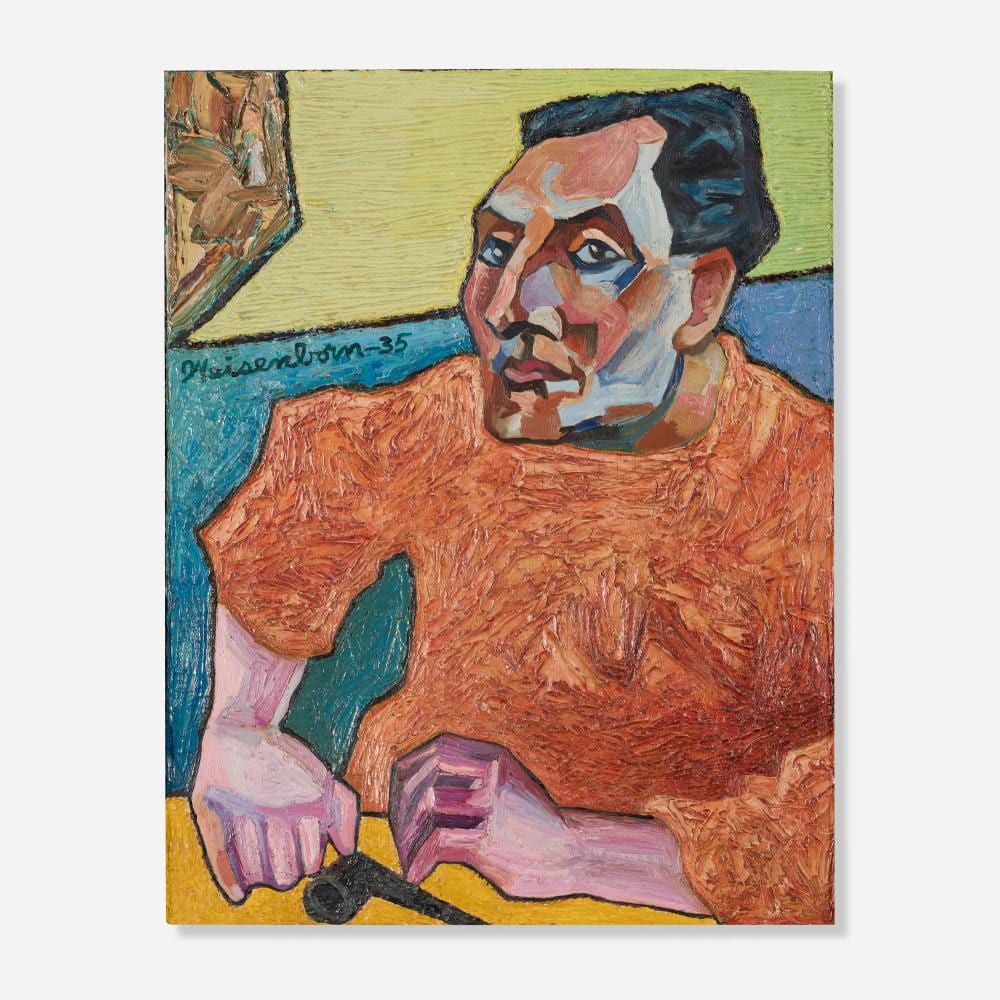 Rudolph Weisenborn comparable auction result: rudolph weisenborn the golden smock