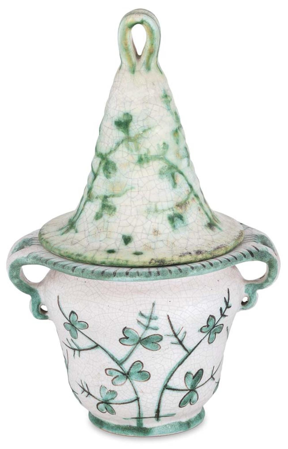 Géza Gorka comparable auction result: lidded container