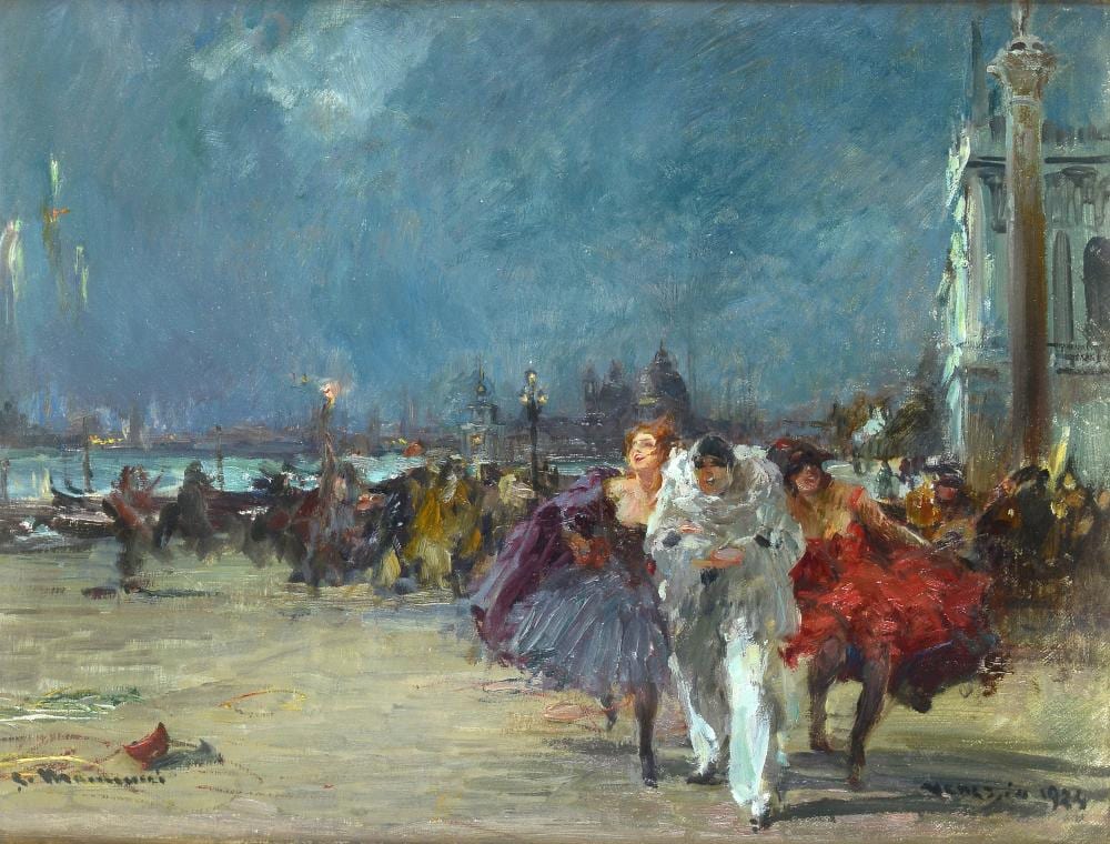 cipriano mannucci nizza 1882 firenze 1970 carnevale a venezia 1924 · Pananti Casa D'Aste SRL · 2025-12-12 Cipriano Mannucci comparable auction result: cipriano mannucci nizza 1882 firenze 1970 carnevale a venezia 1924