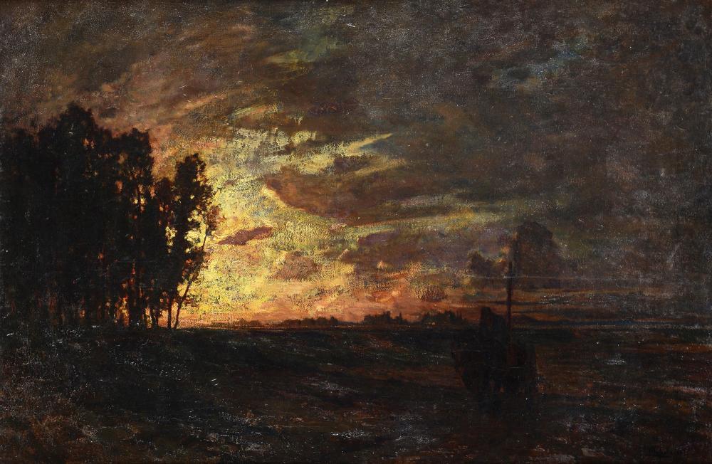 Luigi Michelacci comparable auction result: luigi michelacci meldola 1879 firenze 1959 l arno all isolotto