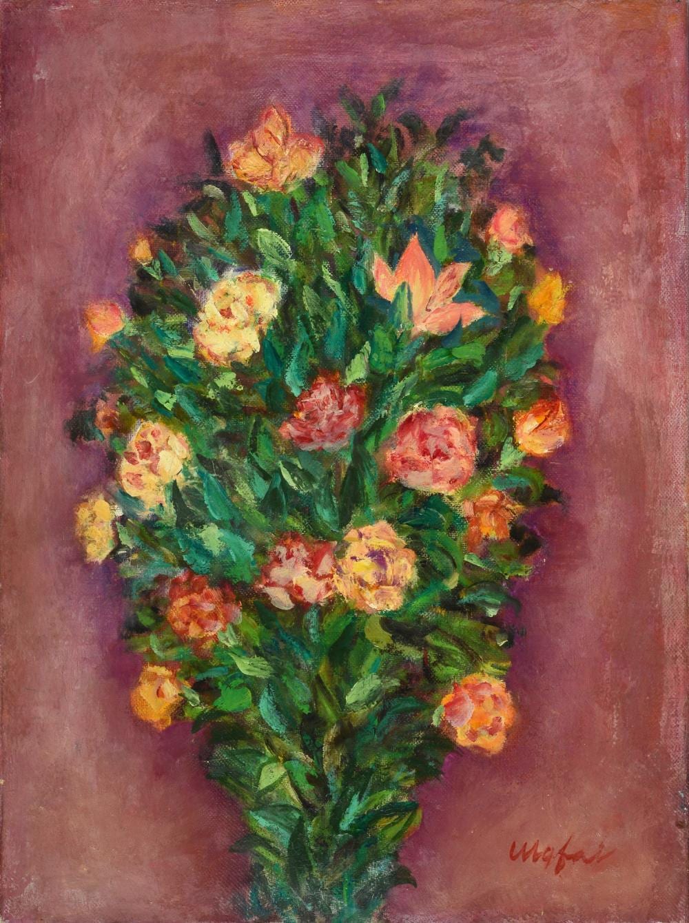 Mario Mafai comparable auction result: mario mafai roma 1902 1965 fiori