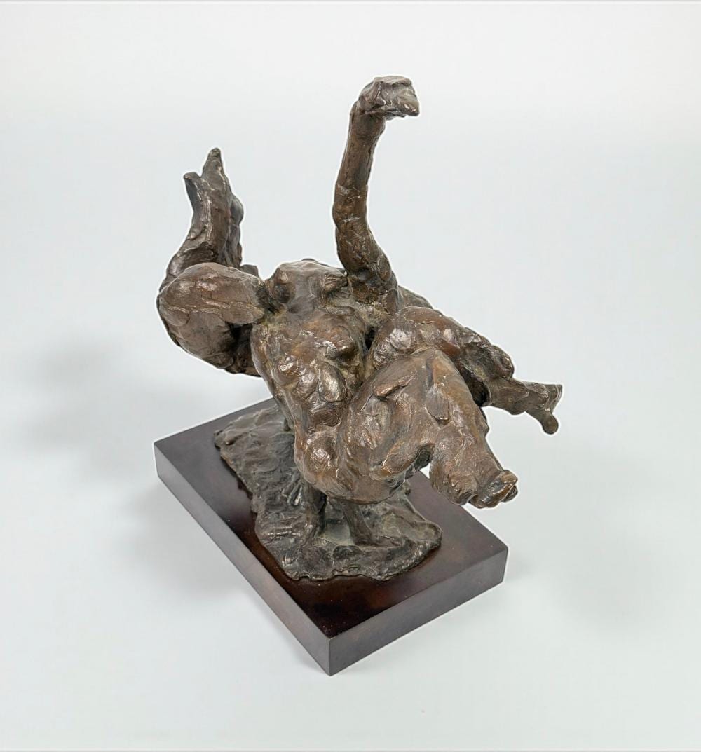 Paul Theodore Granlund comparable auction result: paul granlund leda and the swan bronze sculpture