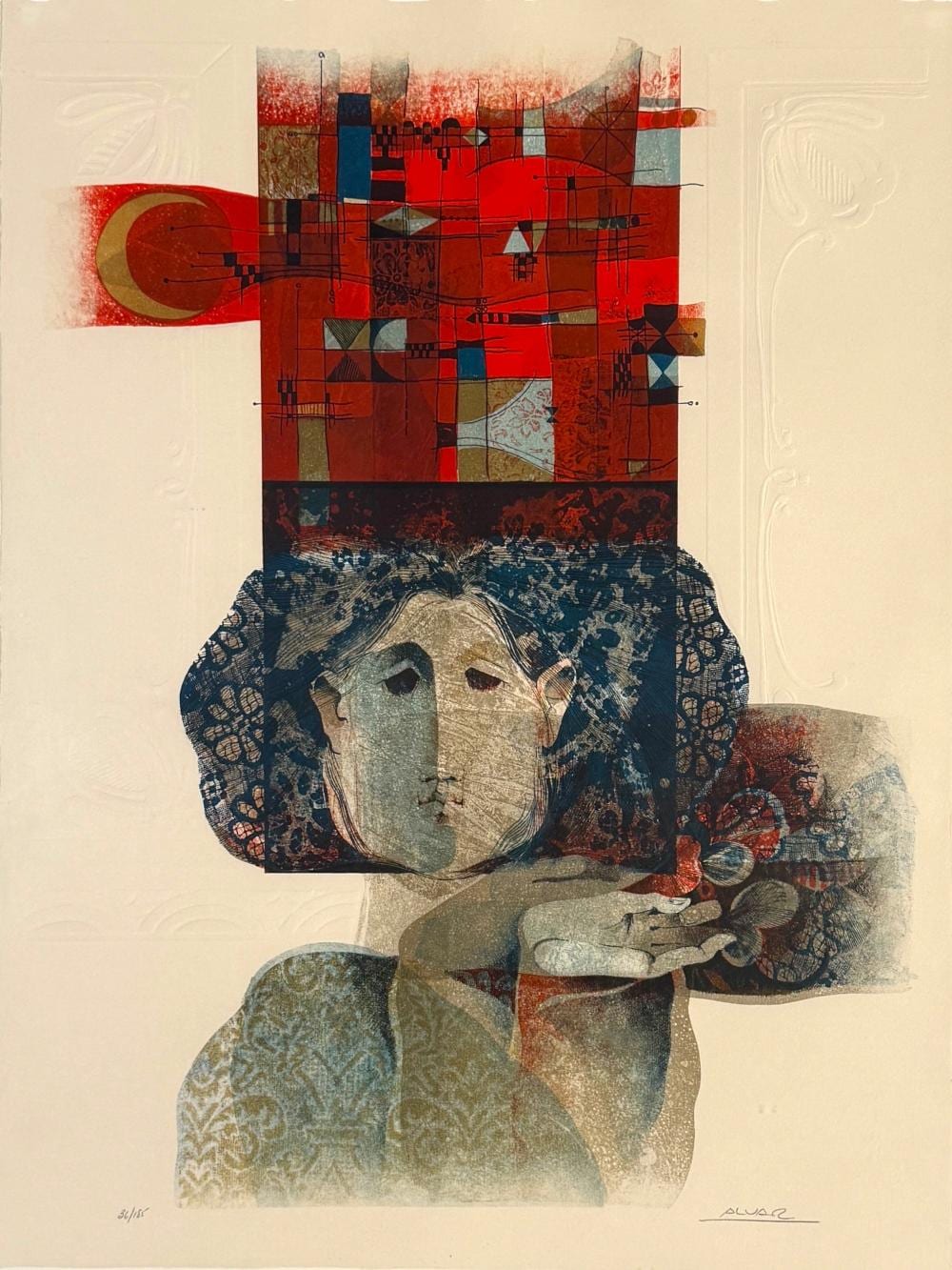 sunol alvar vision de poeta lithograph · SebastianCharles Auctions · 2025-12-10 Alvar Suñol comparable auction result: sunol alvar vision de poeta lithograph