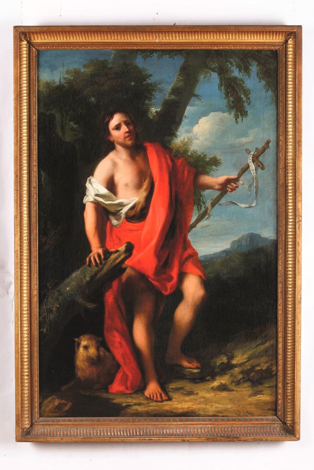 jacopo amigoni 1682 venezia 1752 madrid san giovanni battista · Cambi Casa d'Aste · 2025-12-11 Jacopo Amigoni comparable auction result: jacopo amigoni 1682 venezia 1752 madrid san giovanni battista