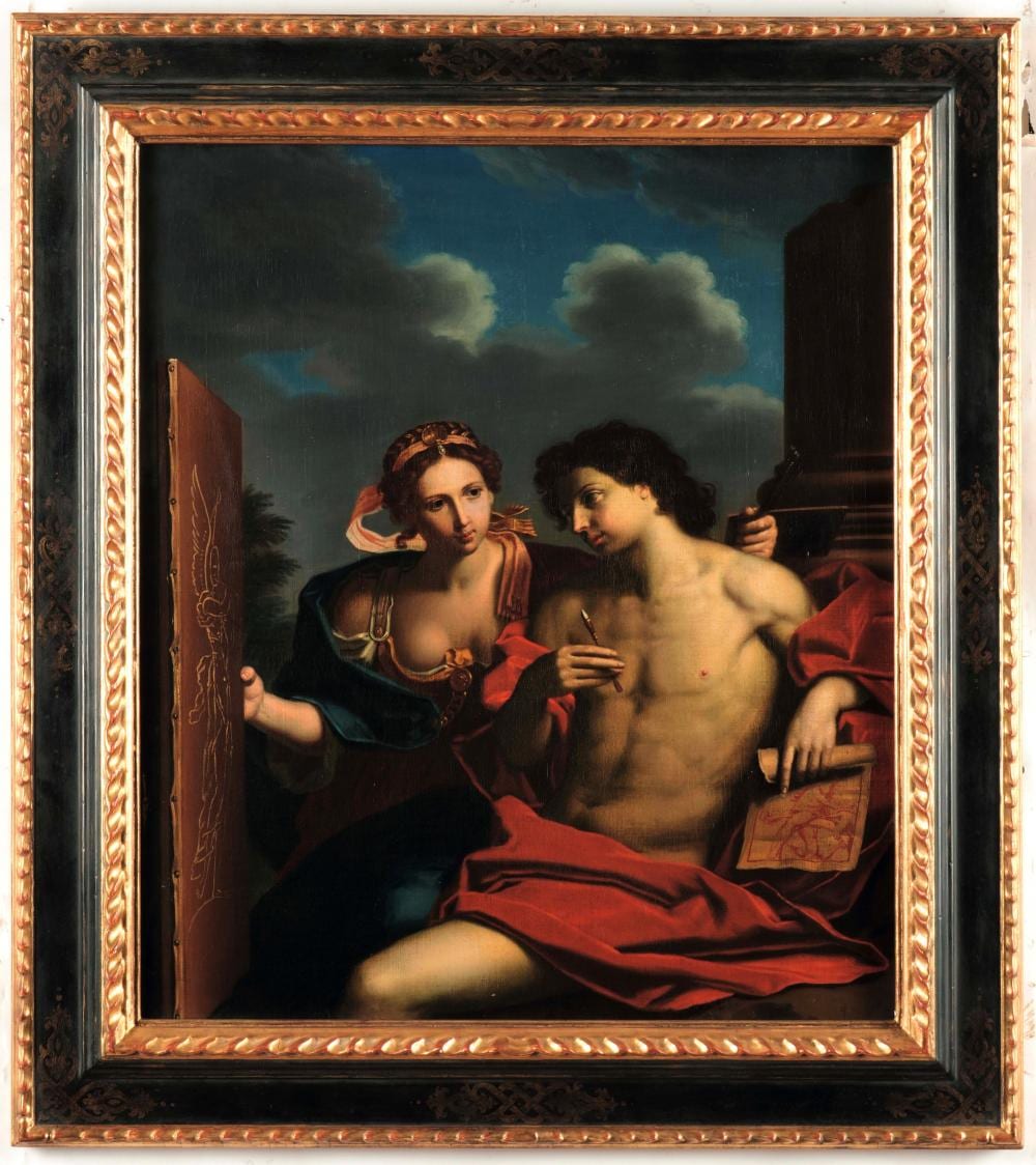 Michele Desubleo comparable auction result: michele desubleo 1601 maubeuge 1676 parma allegoria della pittura