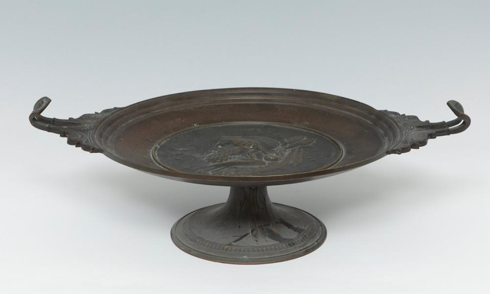Ferdinand Levillain comparable auction result: ferdinand levillain 1837 1905 tazza patinated bronze signed