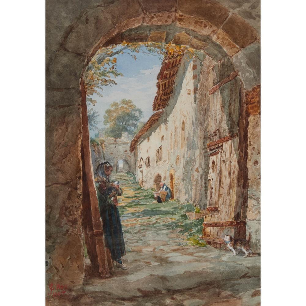 charles jones way 1835 1919 the gate to the valediction 1880 · Waddington's · 2025-12-11 Charles Jones Way comparable auction result: charles jones way 1835 1919 the gate to the valediction 1880