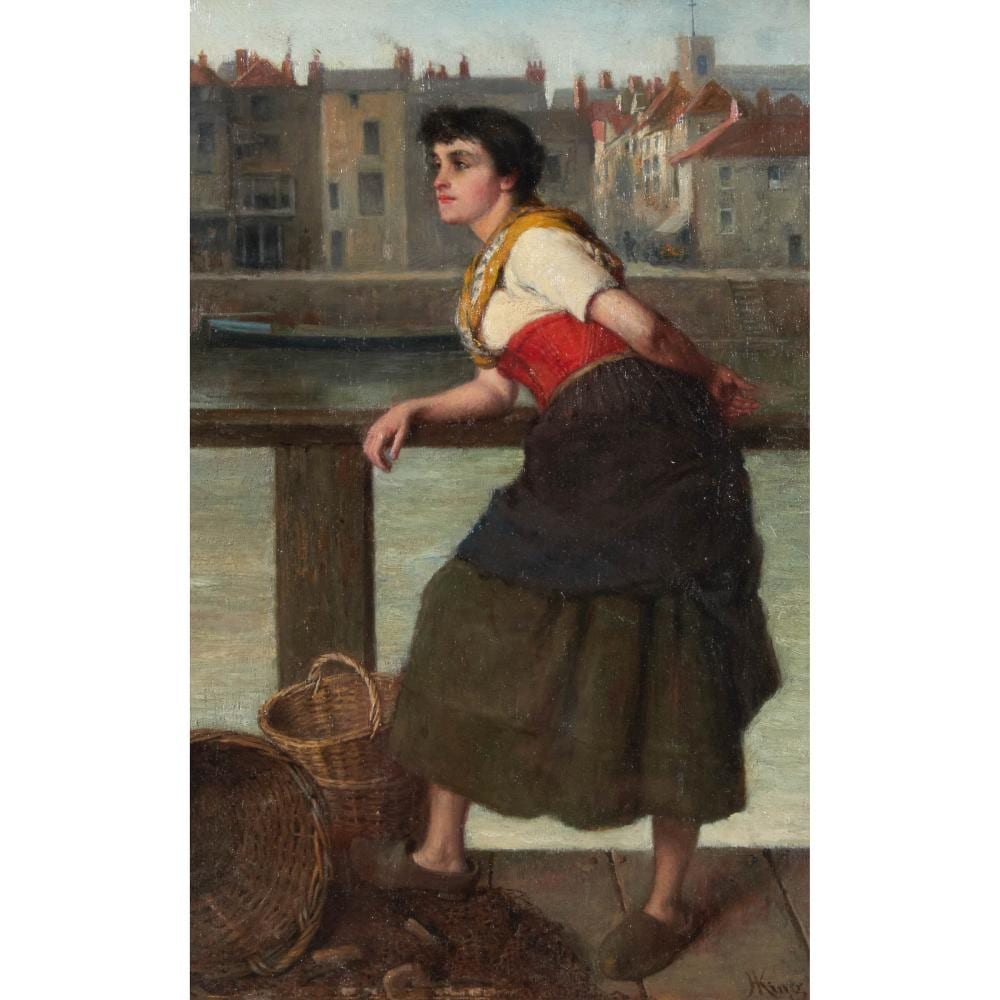 haynes king 1831 1904 awaiting the return of the boats · Waddington's · 2025-12-11 Haynes King comparable auction result: haynes king 1831 1904 awaiting the return of the boats
