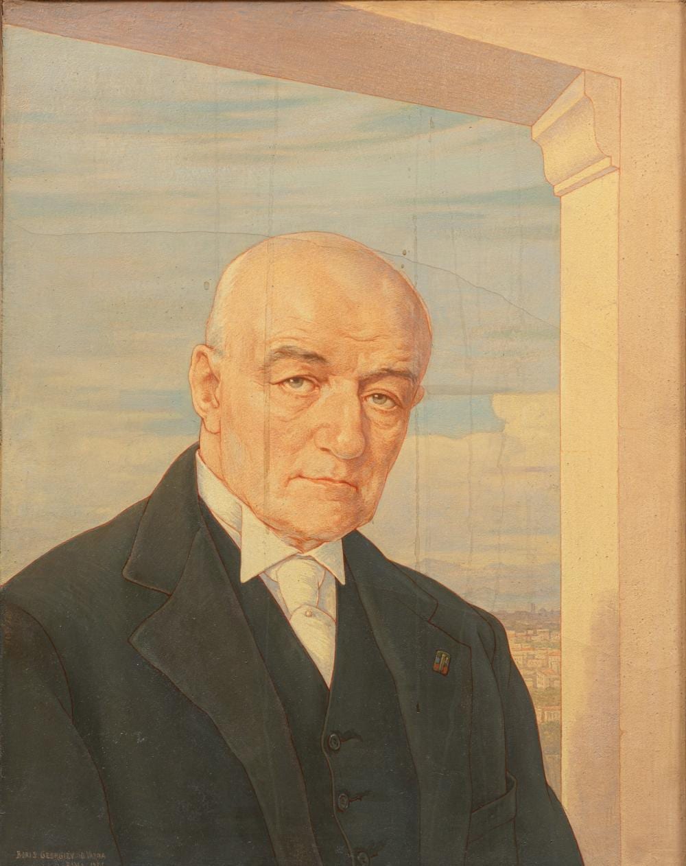 Boris Georgiev comparable auction result: boris georgiev di varna ritratto del senatore simonetta