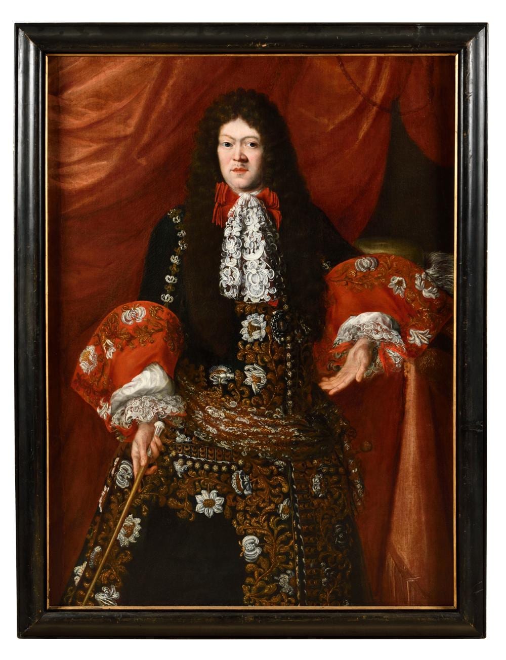 Gottfried Kneller comparable auction result: godfrey kneller 1646 1723 entourage de portrait de marquis