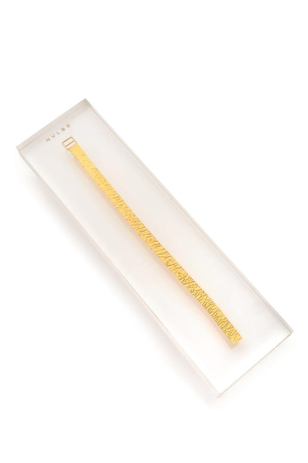 Jean Nouvel comparable auction result: jean nouvel french architect born in 1945 for charles perroud 18k 750 gold bracelet with a crumpled chocolate wrapper effect