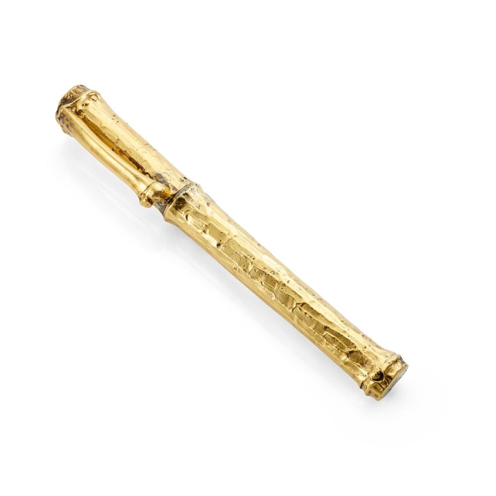 Michel Audiard comparable auction result: michel audiard ann es 2000 grand stylo bille vermeil bambou epreuve d artiste