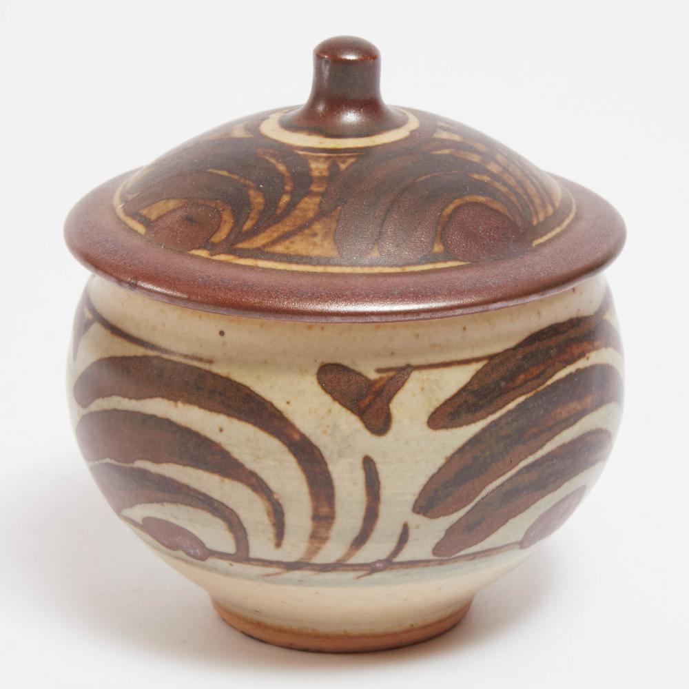 Bernard Leach comparable auction result: bernard leach british 1901 1983 for st ives pottery stoneware marmalade pot and cover mid 20th century
