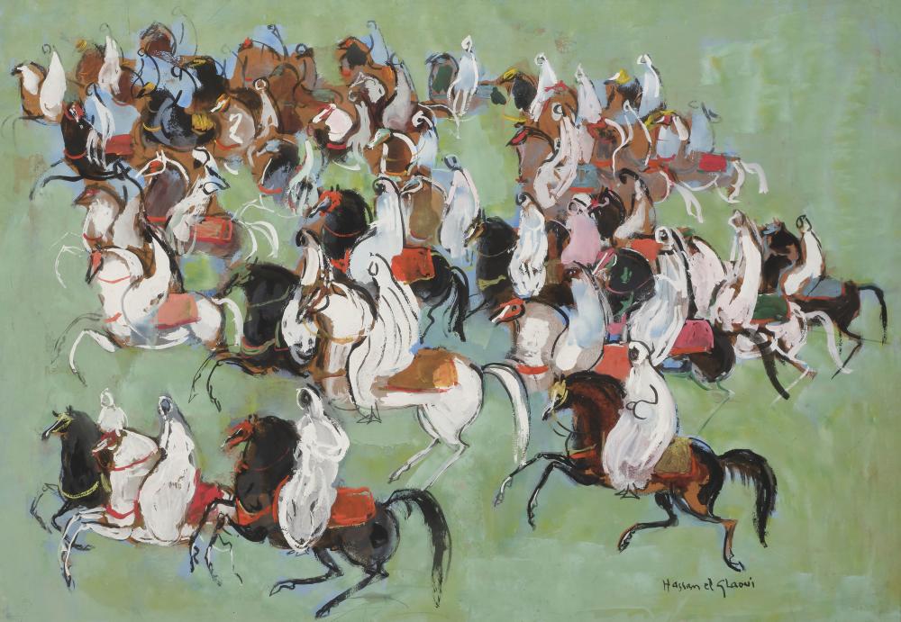 Hassan el Glaoui comparable auction result: hassan el glaoui 1925 2023 fantasia