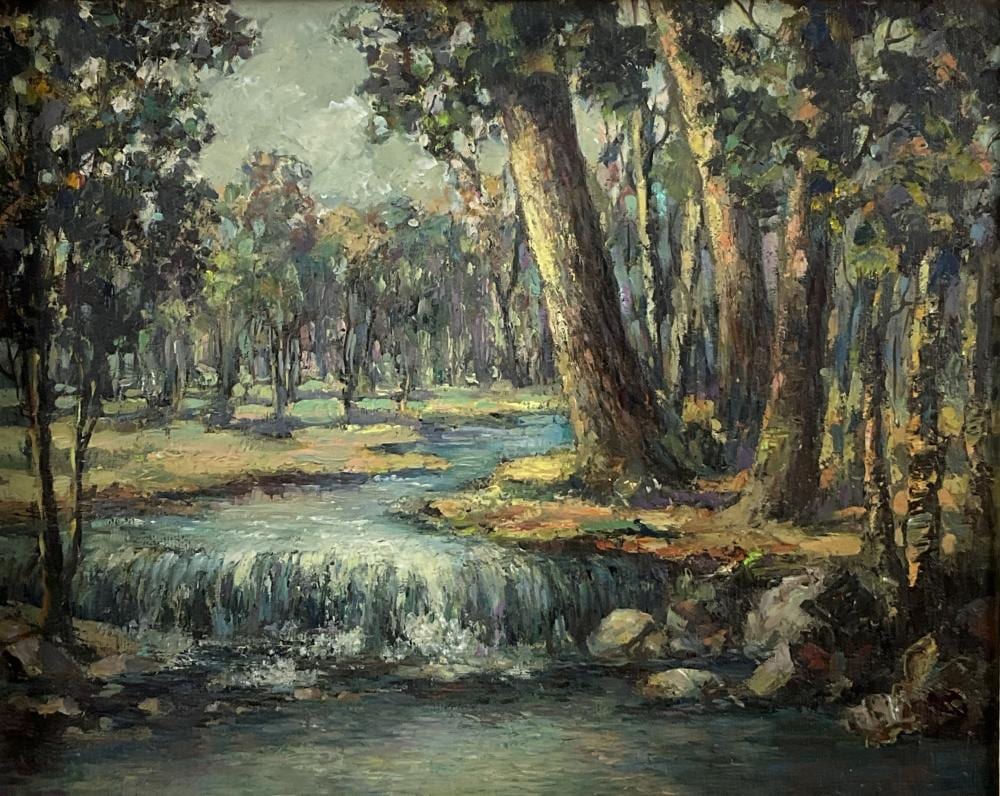Charles E Rubino comparable auction result: charles e rubino 1896 1973 oil on board