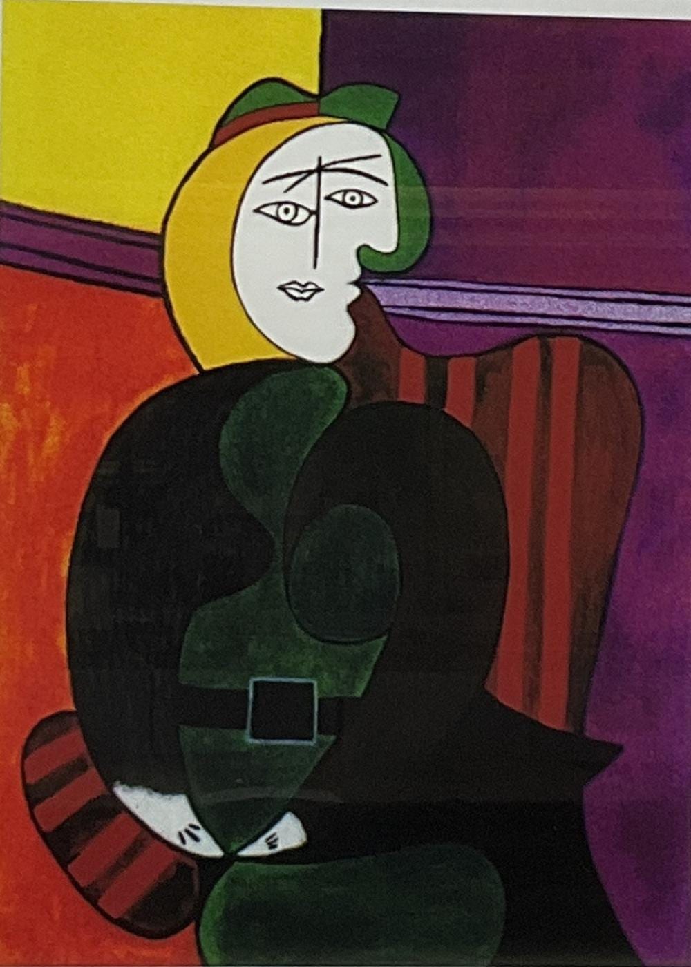 Pablo Ruiz Picasso “Chaise” Print On Paper sold by EJ'S Auction & Appraisal, lot 1207 — auction record photograph
