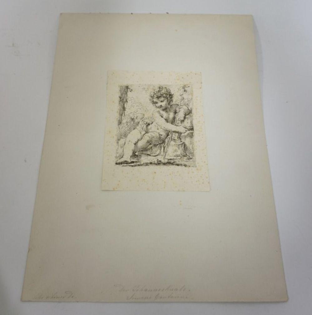Simone Cantarini comparable auction result: simone cantarini etching